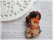 Image of Cat with Fancy Bow Tie Brooch