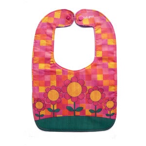 Image of Baby Bib - Flowergarden