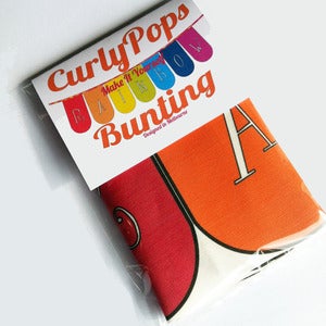 Image of Make it Yourself Rainbow Bunting Panel