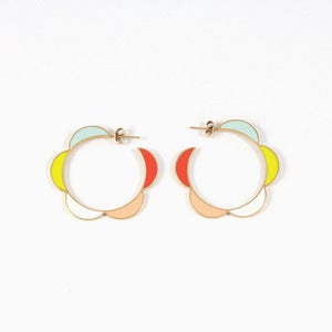 Image of Moonbeam Hoops | Golden Sorbet