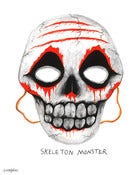 Image of "SKELETON MONSTER" 8x10 print
