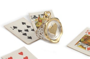 Image of Poker Wax Seal Ring with top