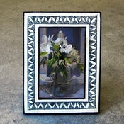 Image of painted bone 4x6 frame