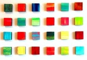 Image of The Rhapsody Collection - 24 Mixed Media Boxes Wall Art