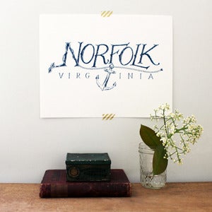 Image of Norfolk, Virginia Print