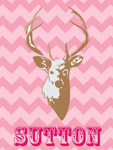Image of Personalized Deer Print 2