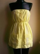 Image of MD Vintage Guayabera Dress - Buttercup Yellow