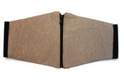 Image of Cream Brocade Zipper Belt