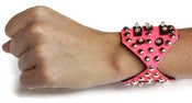 Image of Brazalete recto rosa neón