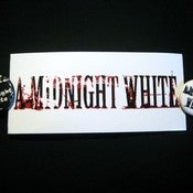 Image of A Midnight White Logo Sticker