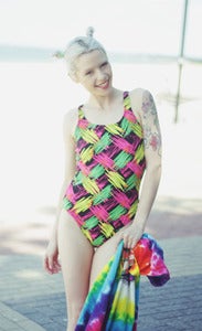 Image of Razor Wire 90s Swimsuit