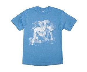 Image of Pyrex Vision Religion Tee Shirt Blue 