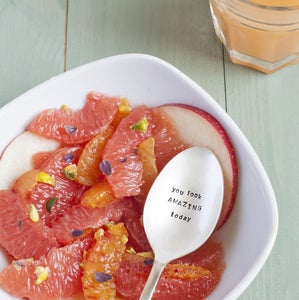 Image of 'You Look AMAZING today' Dessert Spoon