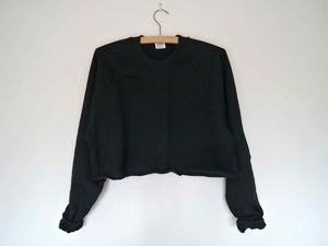 Image of Black Cropped Sweater