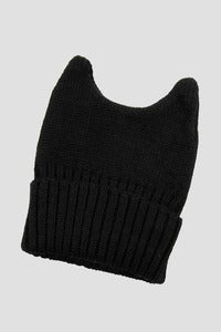 Image of black cat ears beanie hat by A Lice
