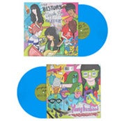 Image of The History Of Apple & Younge Husband Split 7" (Blue Vinyl)