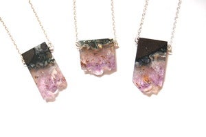 Image of Amethyst Slice Necklace