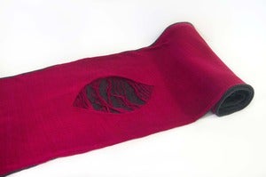 Image of The Nature Scarf    Grey/Fuchsia  