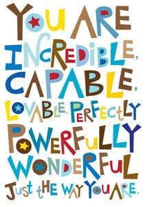 Image of You Are Incredible, Blues