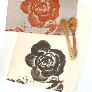 Image of Tea towel, rose