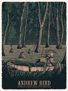 Image of Andrew Bird in New Orleans April 2013 Poster