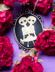 Image of Skeleton Twins Cameo Necklace