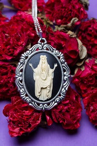 Image of Santa Muerte Cameo Necklace