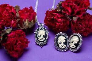 Image of Petite Lolita Necklace Earrings Set