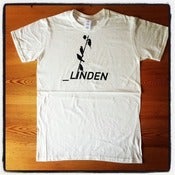 Image of Linden T-shirt in white with black logo