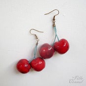Image of Cerises doubles aux oreilles VENDUES/SOLD