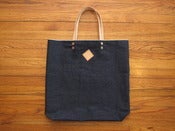 Image of selvedge denim tote