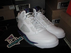 Image of Air Jordan V (5) Retro "Grape" 2013 