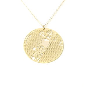 Image of Urban Gridded Earrings/Necklace - NY Central Park