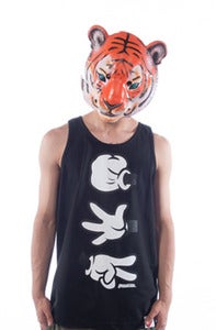 Image of Rock Paper Cut Tank - Black