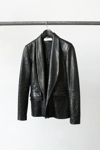 Image of ONYX leather blazer