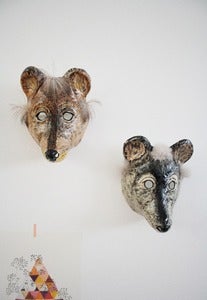 Image of Masque en papier maché 2