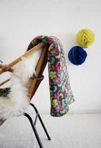 Image of Plaid indien en boutis vintage / Indian vintage plaids or cover Bed 