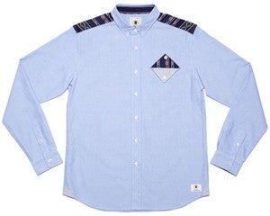 Image of BODEGA POCKET L/S OXFORD SHIRT