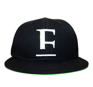 Image of E Logo Strap Back Black