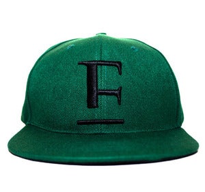 Image of E Logo Strap Back Forest Green