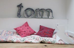 Image of T O M Lettre en fibre moulée / vintage fiber letters 