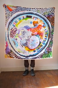 Image of HUI-HUI silk scarf #6