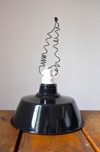 Image of Vintage industrial lamp