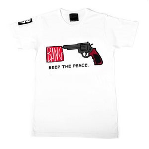 Image of Keep the Peace (White Tee)