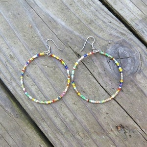 Image of Fiesta Hoop Earrings