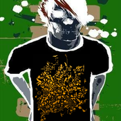 Image of DOWN FOR THE COUNT - "Broken Record Tactics" T-Shirt (Black)