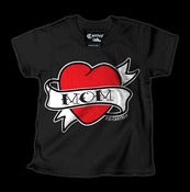Image of Mom Heart Tattoo Kids T-Shirt Style #1087