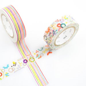 Image of Colorful Pattern Washi Tape