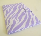Image of Lavender and White Zebra Print Kindle Fire HD Cover