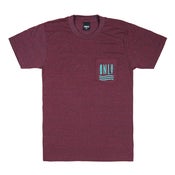 Image of ONLY NY - WAVEY POCKET TEE (CRANBERRY)